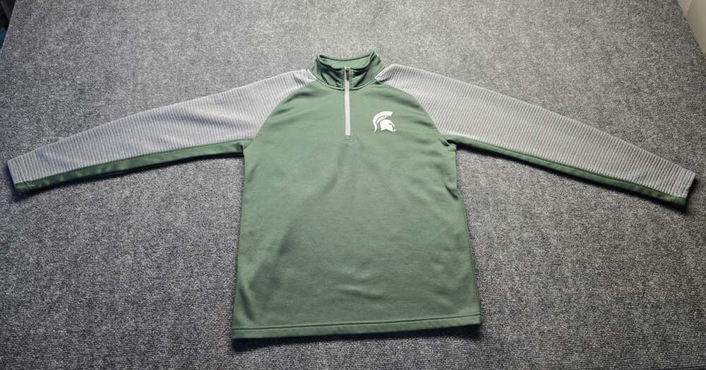 Michigan State Spartans NCAA Rivalry Threads 1/4 Zip Pullover Women's Small